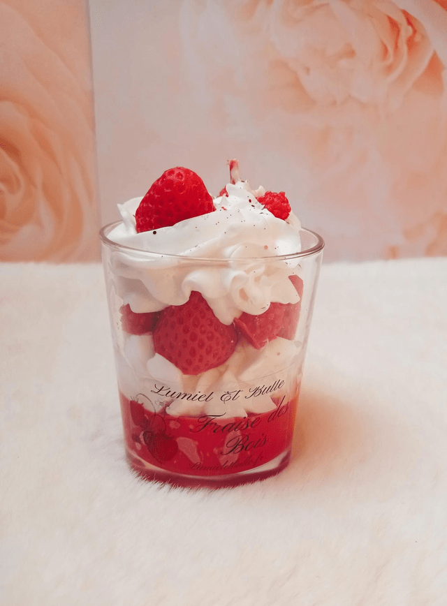 Bougie gourmande Fraise des bois 