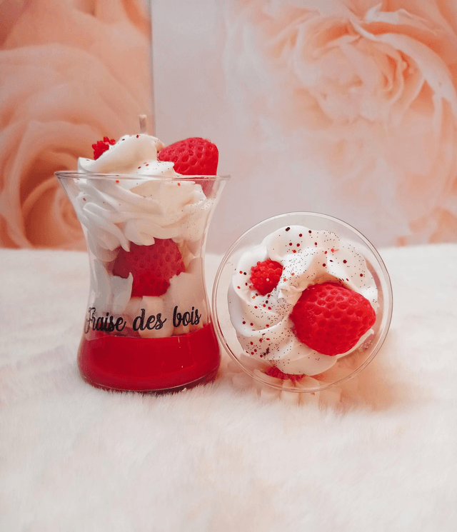 Bougie gourmande Fraise des bois 